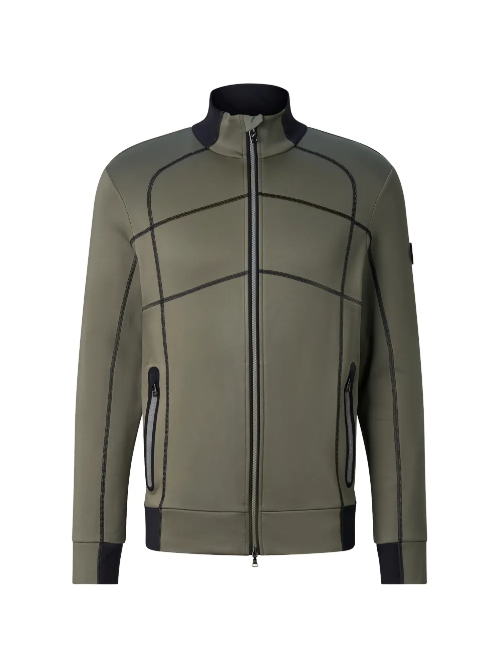 BOGNER veste Hayo à empiècements et coutures de surjet - Vert BOGNER veste Hayo à empiècements et coutures de surjet - Vert