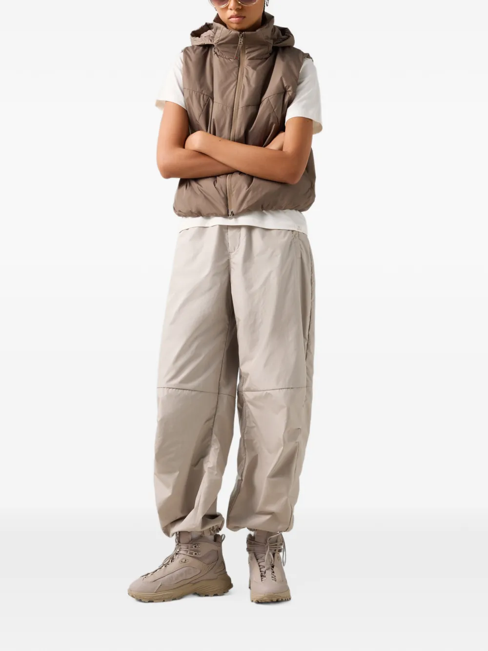 BOGNER FIRE+ICE Bonny quilted gilet Bruin