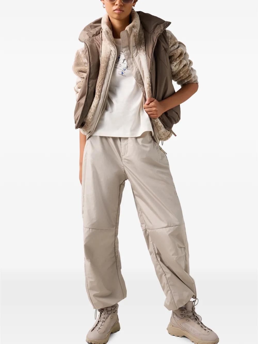 BOGNER FIRE+ICE Bonny quilted gilet Bruin