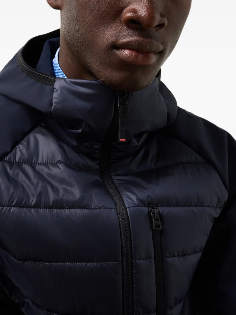BOGNER FIRE+ICE Anian hybrid quilted jacket Blauw