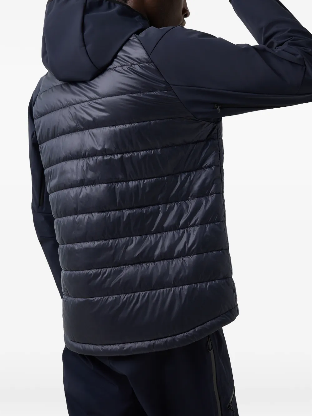 BOGNER FIRE+ICE Anian hybrid quilted jacket Blauw