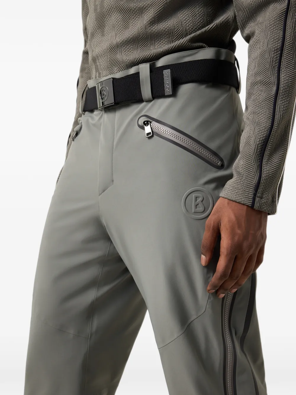 BOGNER Tim belted ski pants Grijs