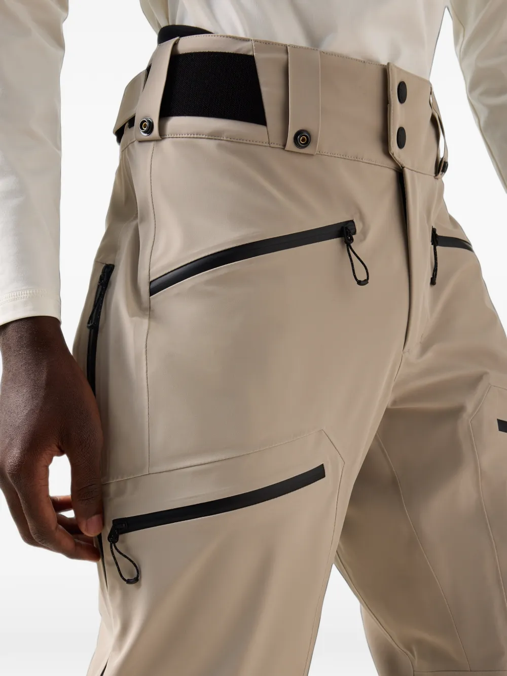 BOGNER FIRE+ICE Solomun zip-pocket ski pants Beige