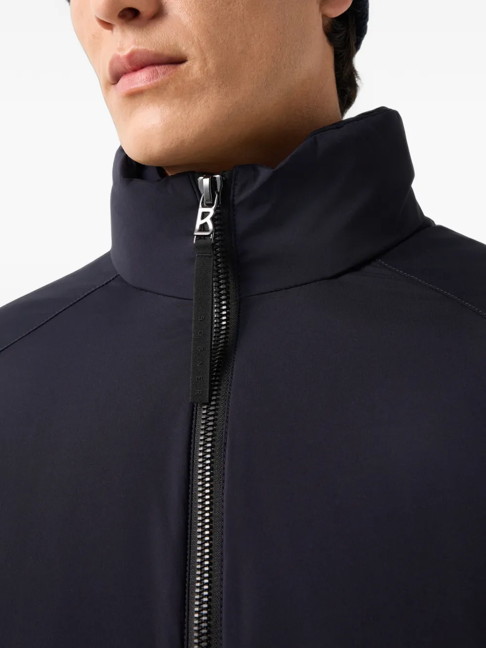 BOGNER Luis zip-up coat Blauw