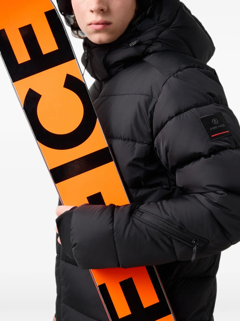 BOGNER FIRE+ICE Luka quilted jacket Zwart