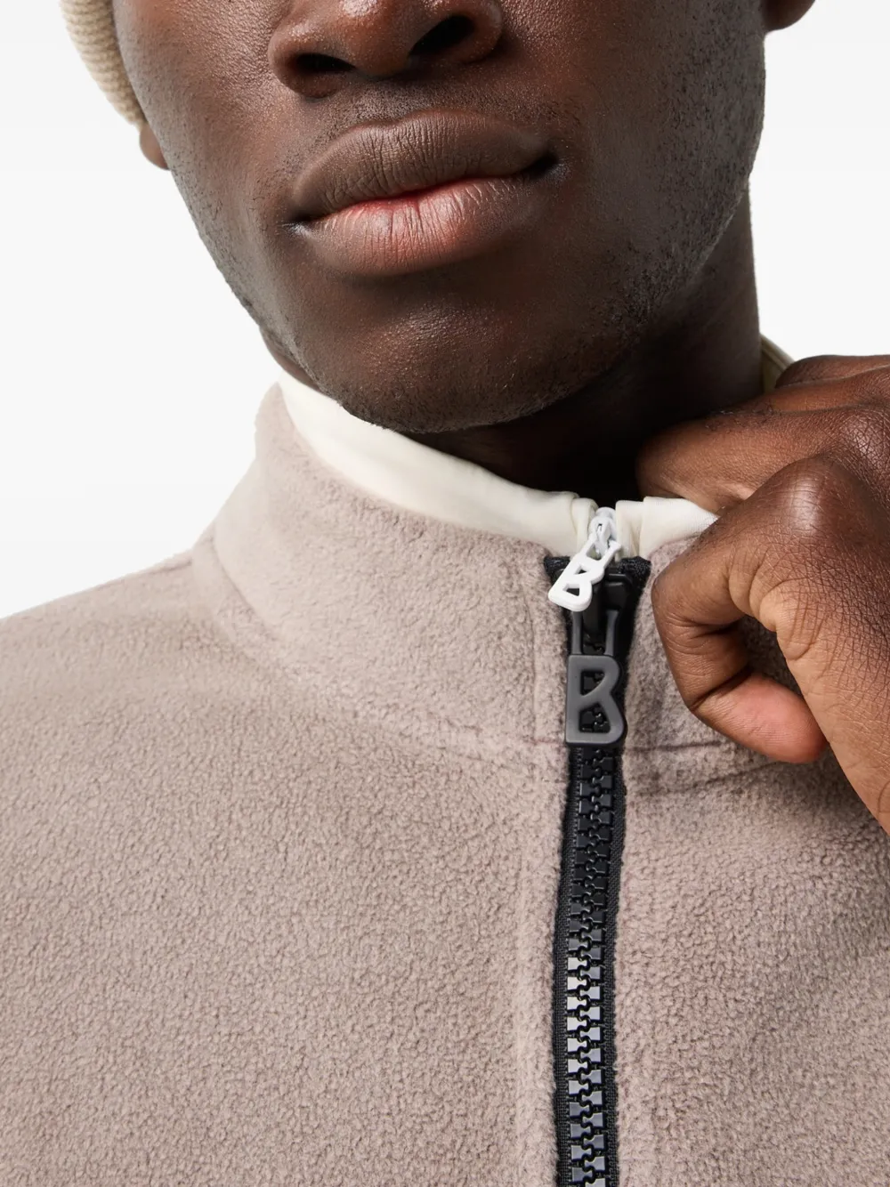 BOGNER FIRE+ICE Iago zip-up sweater Beige