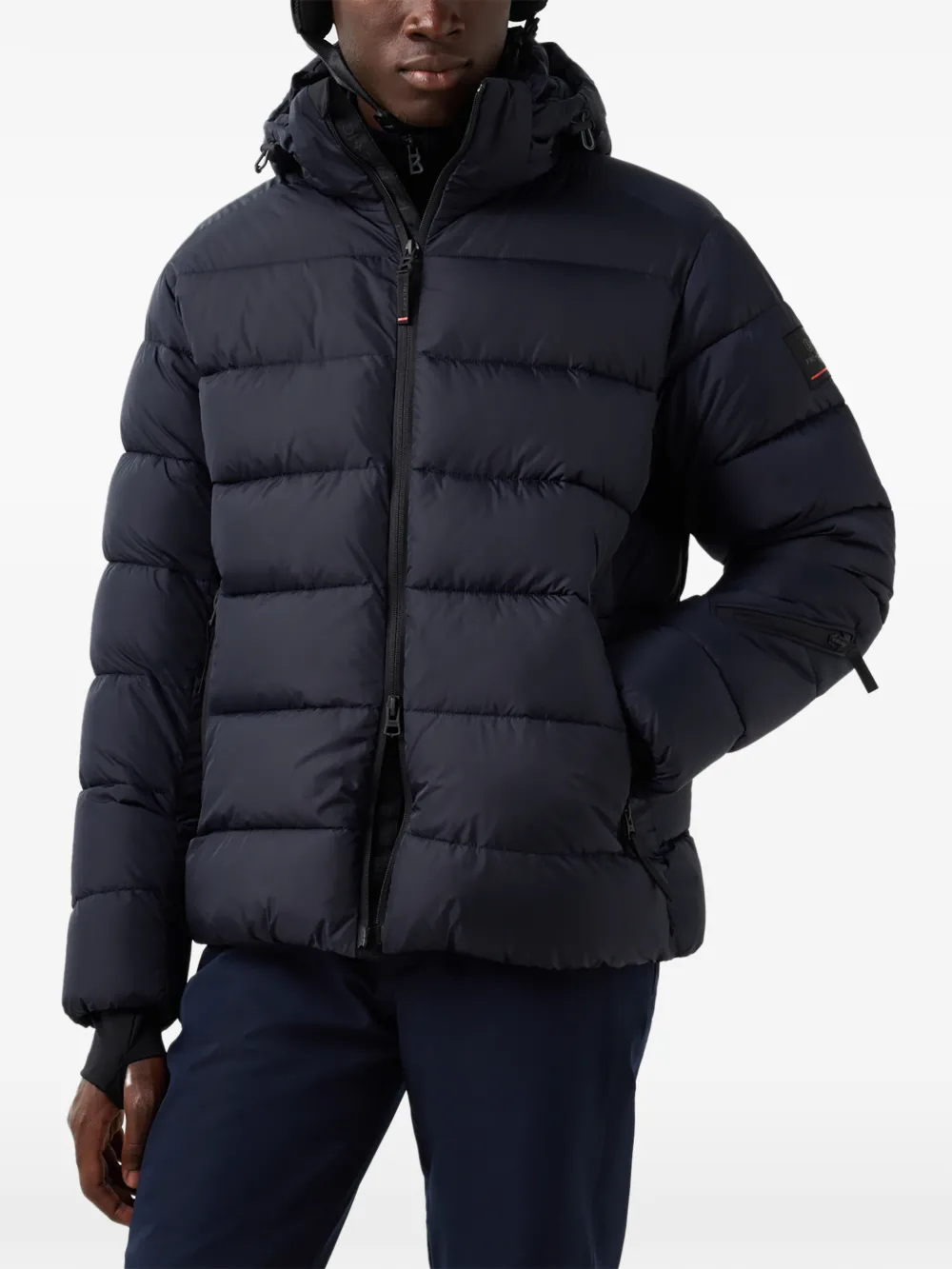BOGNER FIRE+ICE Luka quilted ski jacket Blauw