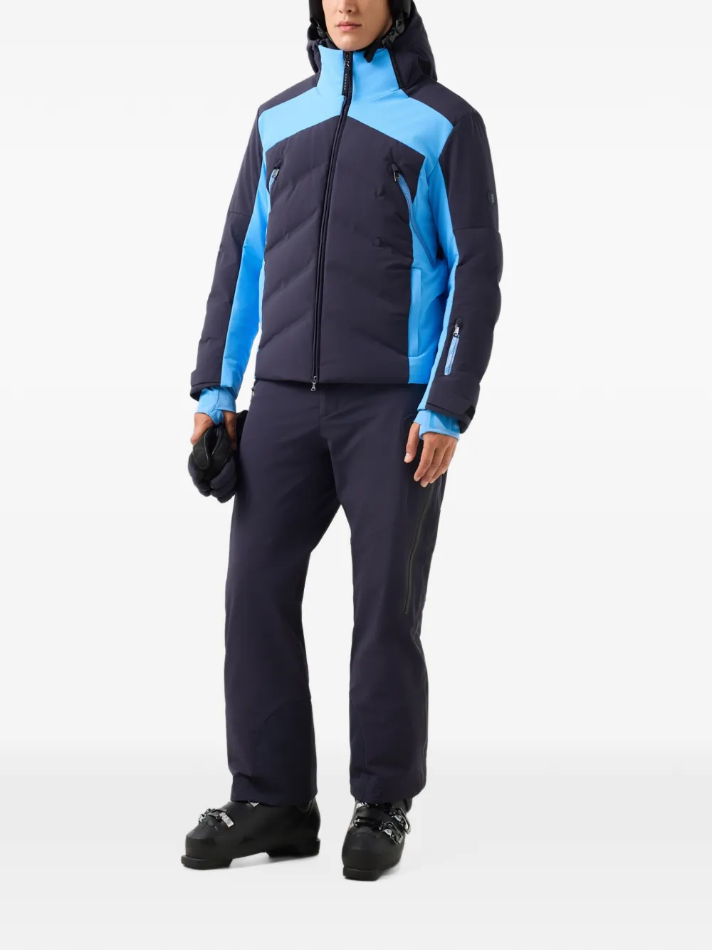 BOGNER Jervie panelled ski jacket Blauw