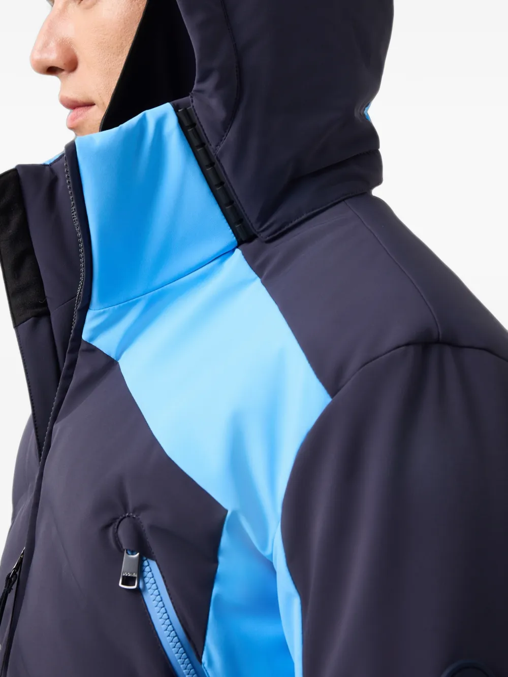 BOGNER Jervie panelled ski jacket Blauw