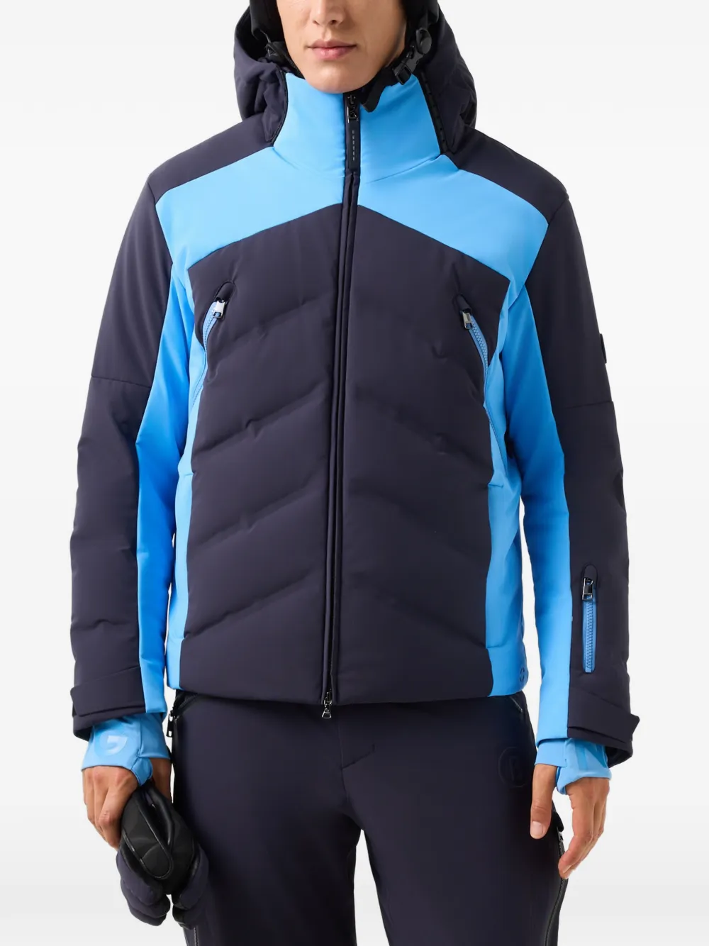 BOGNER Jervie panelled ski jacket - Blau