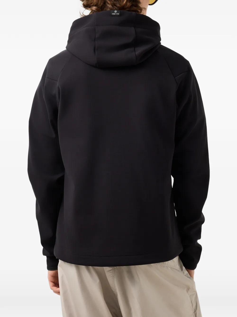 BOGNER FIRE+ICE Glenn logo-print hoodie Zwart