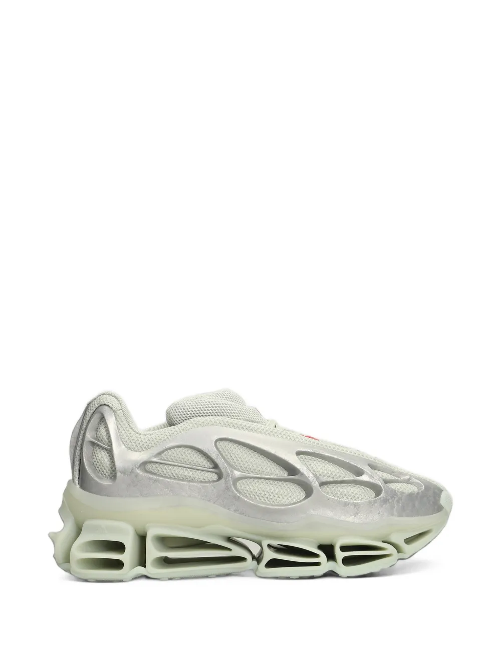Willy Chavarria x Adidas Originals Mega WC cage-detail chunky-sole sneakers - Verde