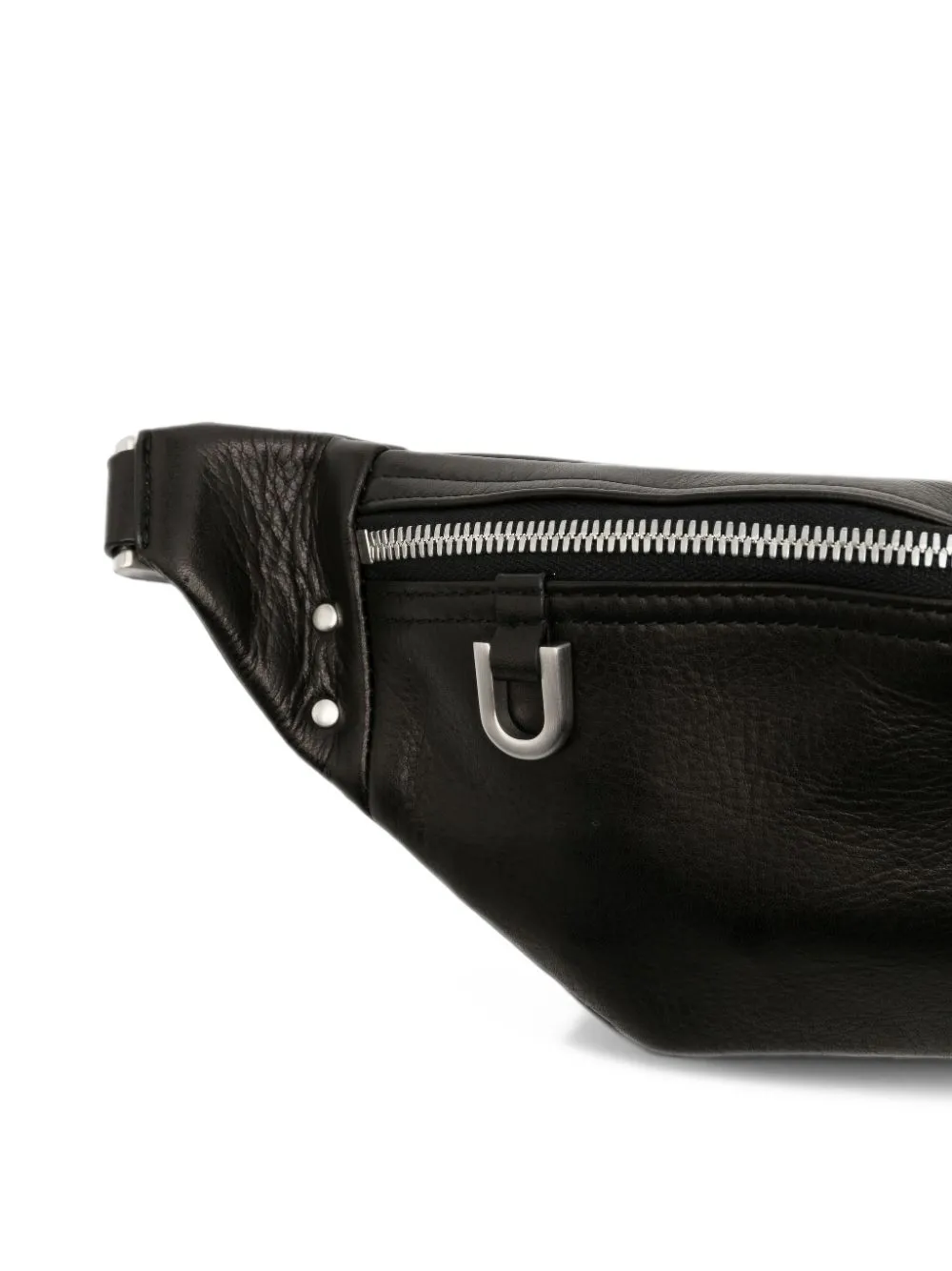 Rick Owens Geo leather belt bag Zwart