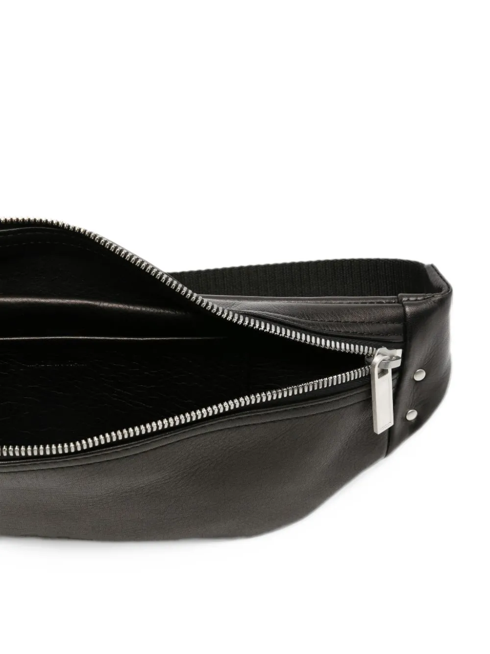 Rick Owens Geo leather belt bag Zwart