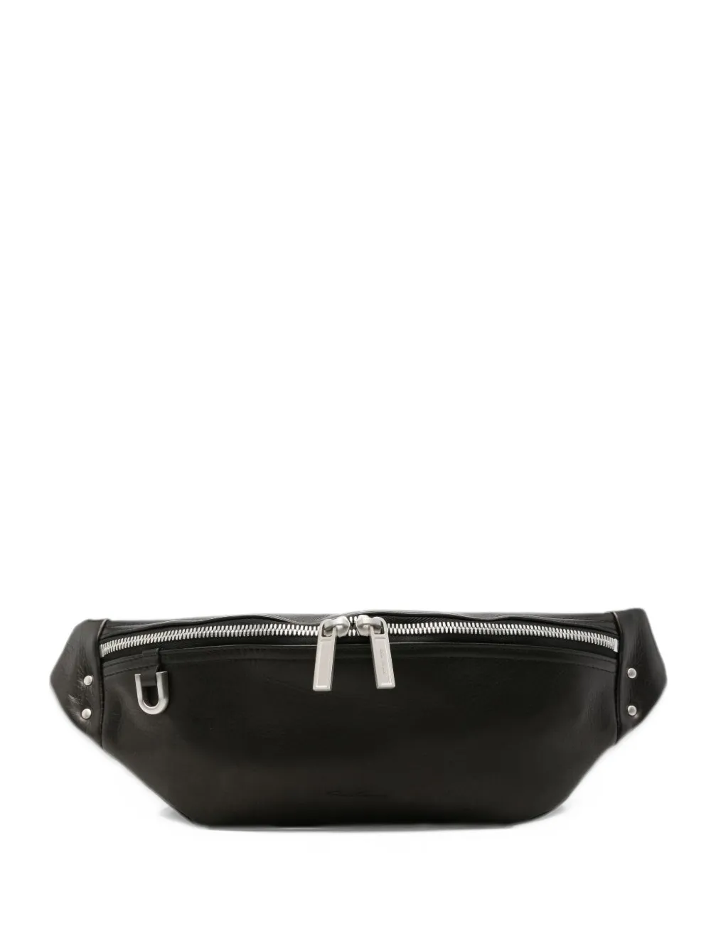 Rick Owens Geo leather belt bag - Nero