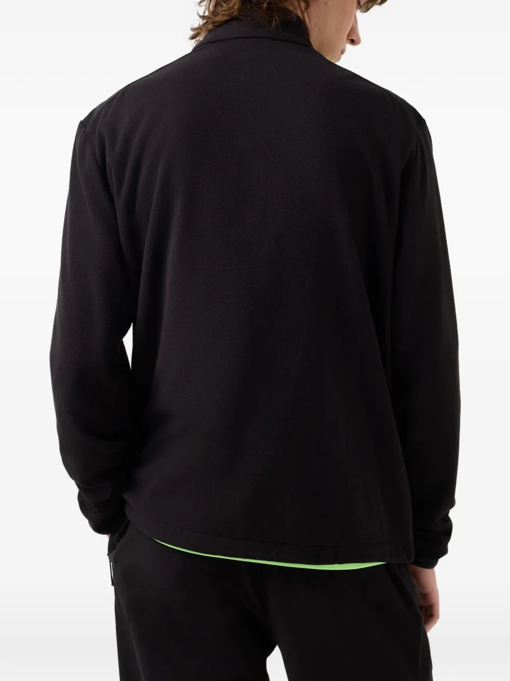 BOGNER FIRE+ICE Josh panelled fleece sweater Zwart