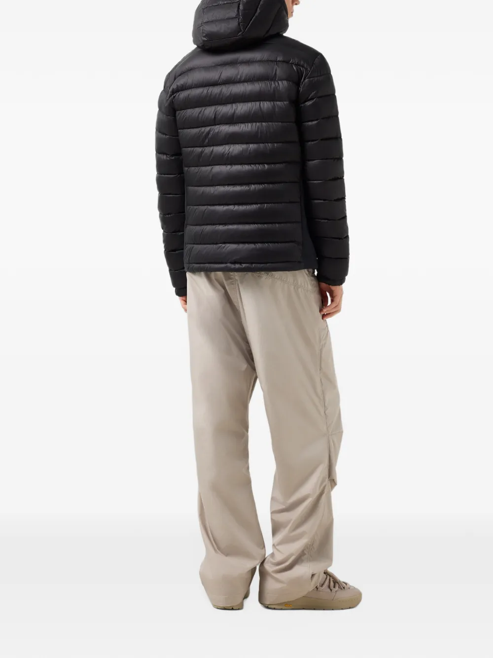 BOGNER FIRE+ICE Elvis quilted hooded jacket Zwart
