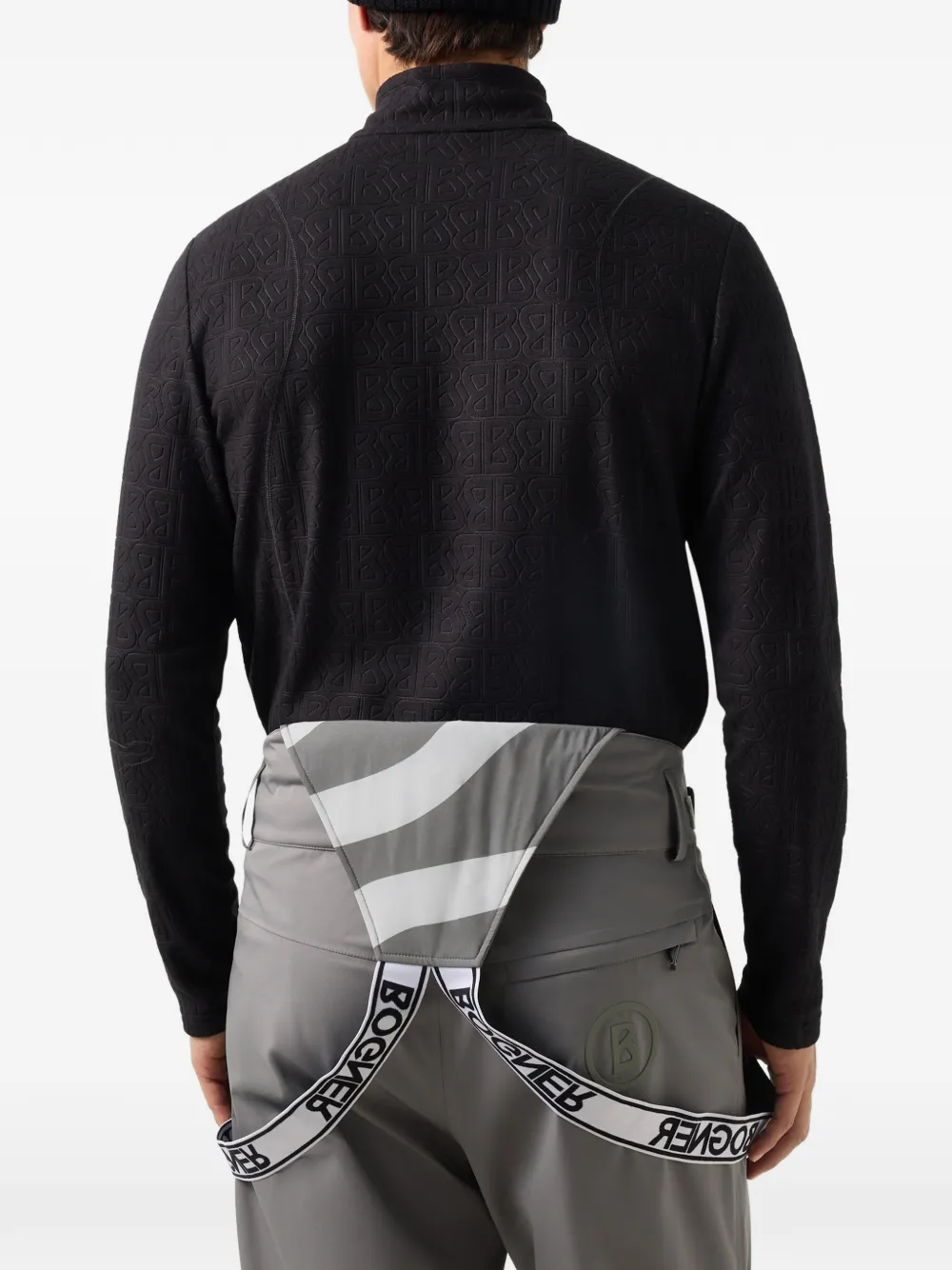 BOGNER Harry logo-embossed performance top Zwart