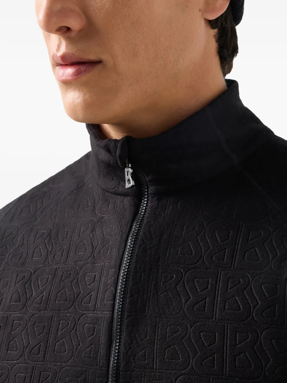 BOGNER Harry logo-embossed performance top Zwart