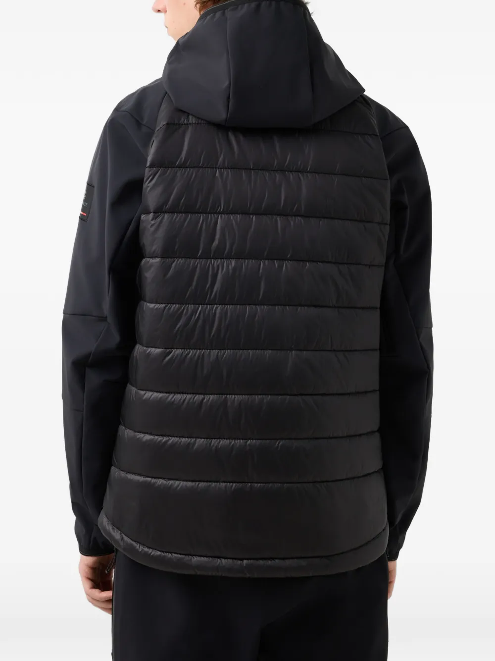 BOGNER FIRE+ICE Anian hybrid-design quilted jacket Zwart