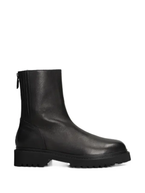 Lola Cruz ribbed-panel chelsea boots