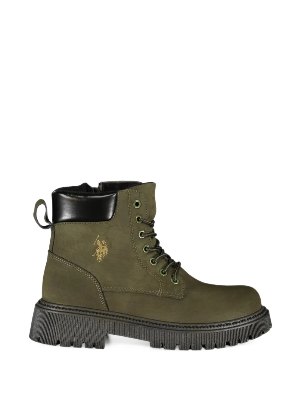 Polo Ralph Lauren lace-up combat boots - Vert Polo Ralph Lauren lace-up combat boots - Vert