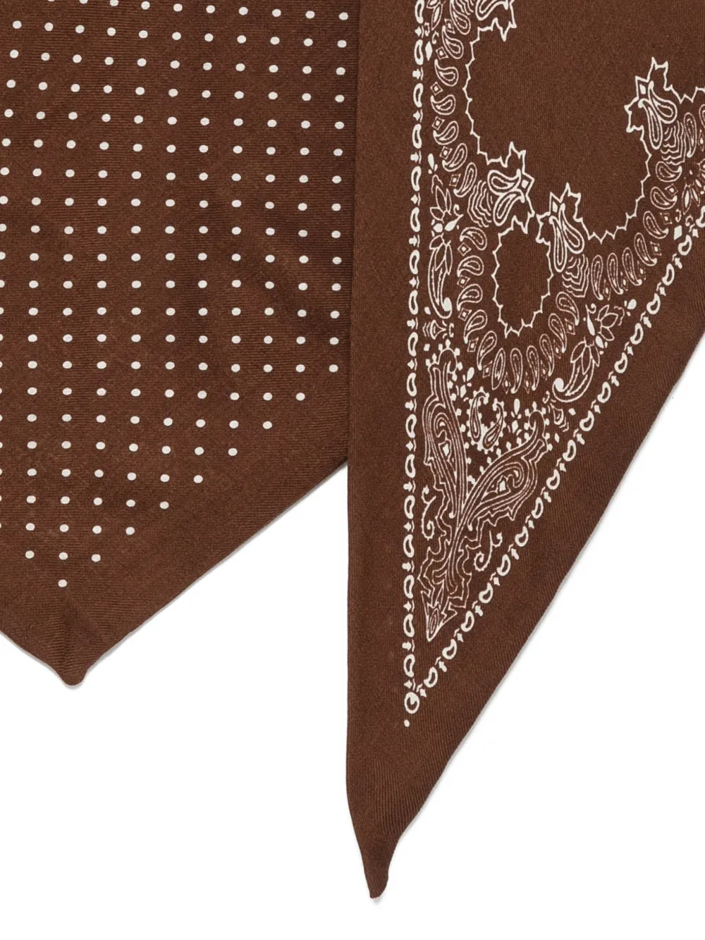 Destin bandana-print polka-dot scarf Bruin