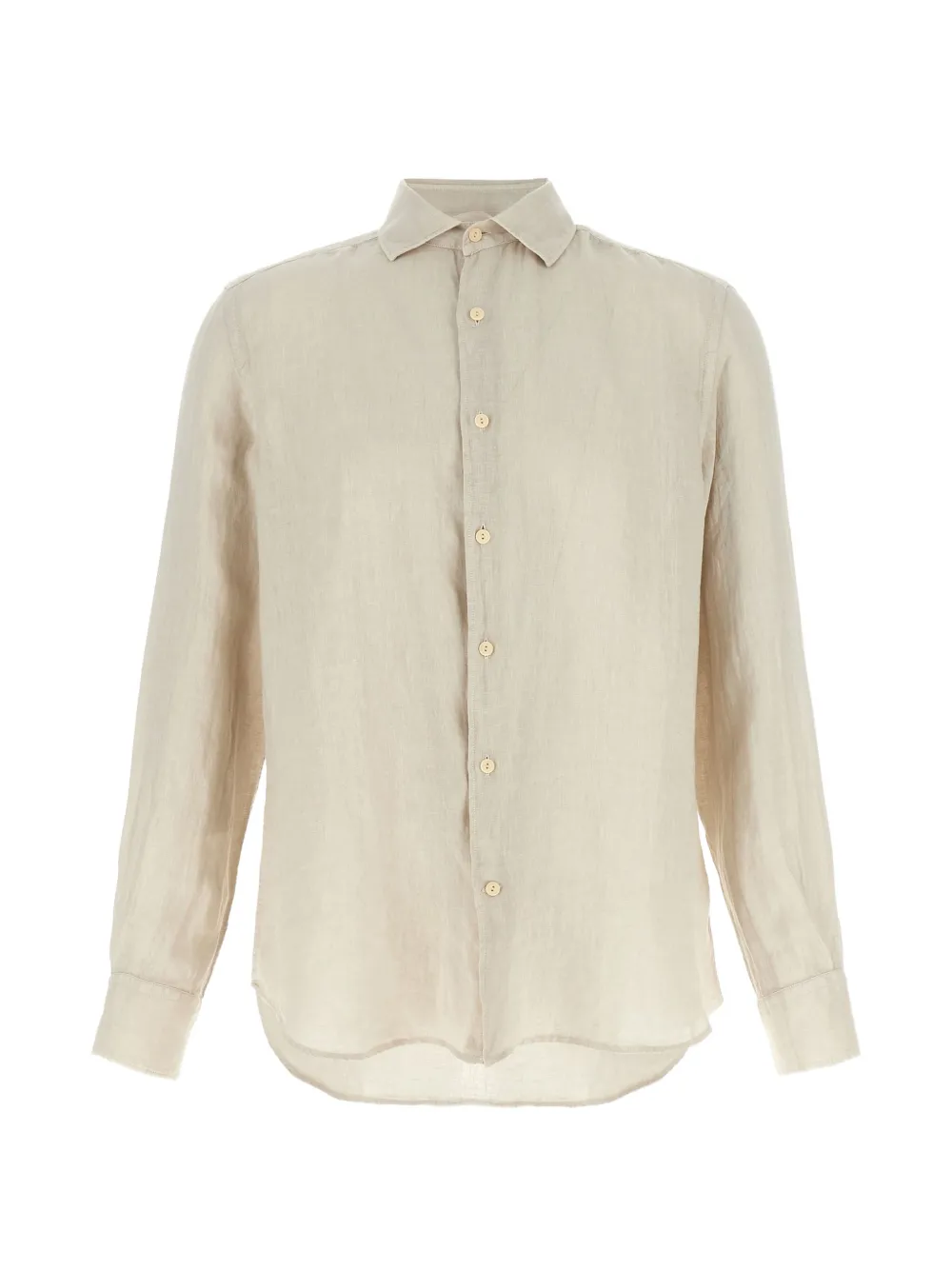 MC2 Saint Barth button-down linen shirt Beige