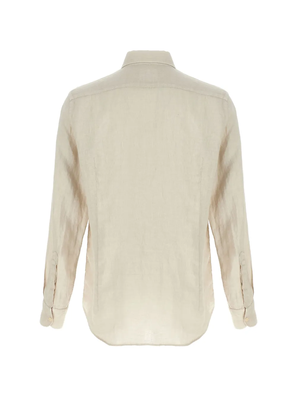 MC2 Saint Barth button-down linen shirt Beige