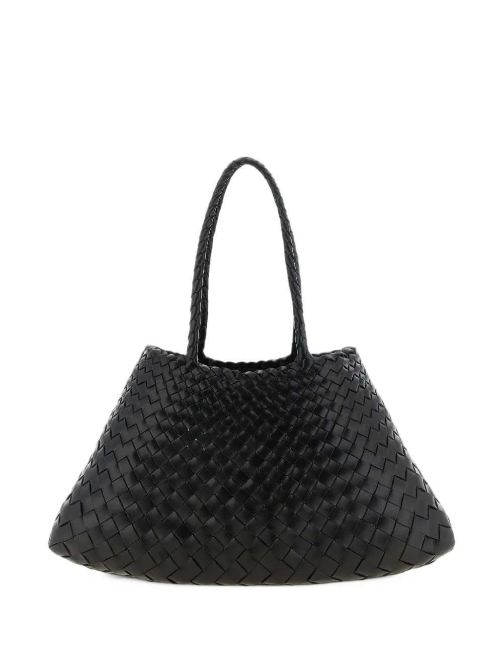 DRAGON DIFFUSION Santa Croce leather tote bag Zwart
