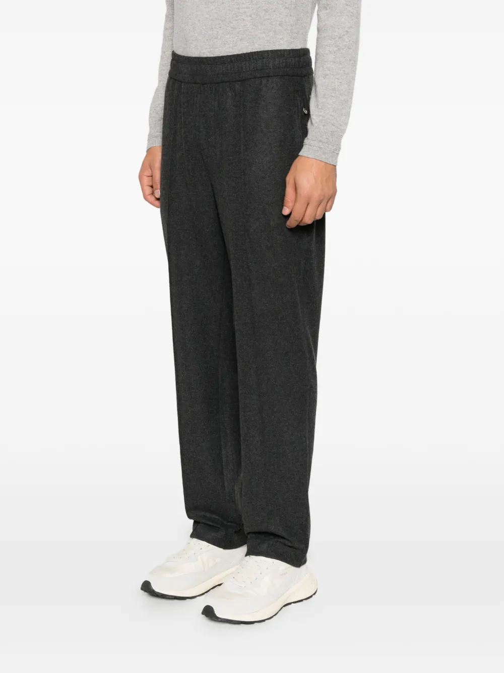 Moncler elasticated-waistband trousers Grijs