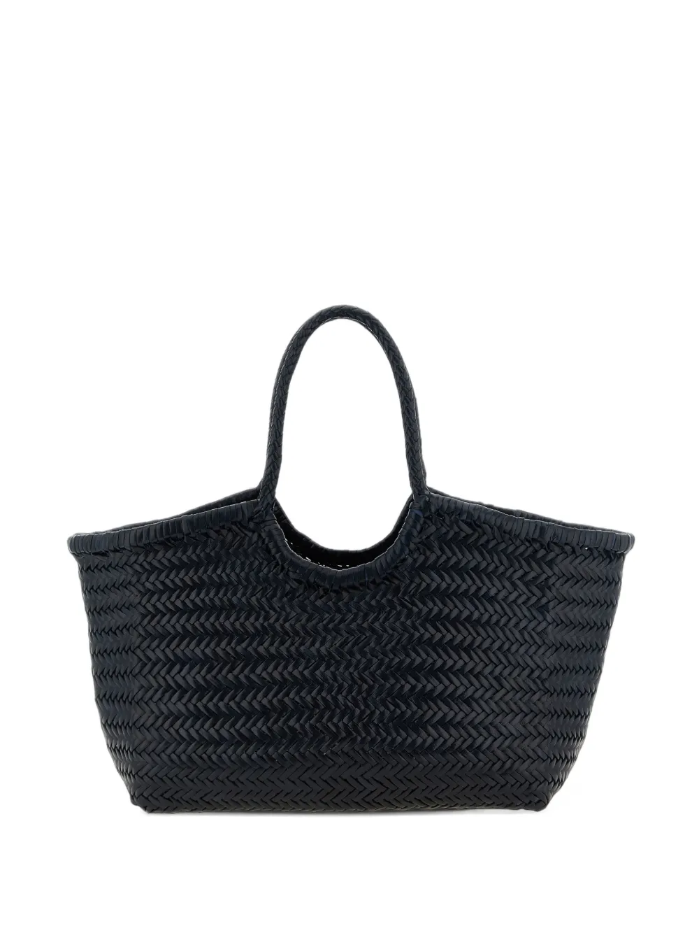 DRAGON DIFFUSION woven leather tote bag - Blue