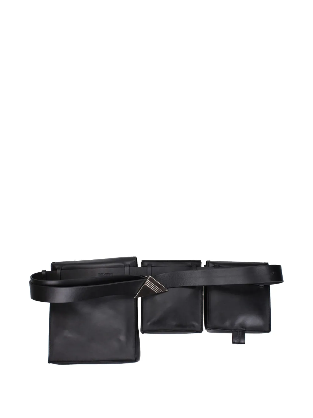 The Attico leather belt bag Zwart