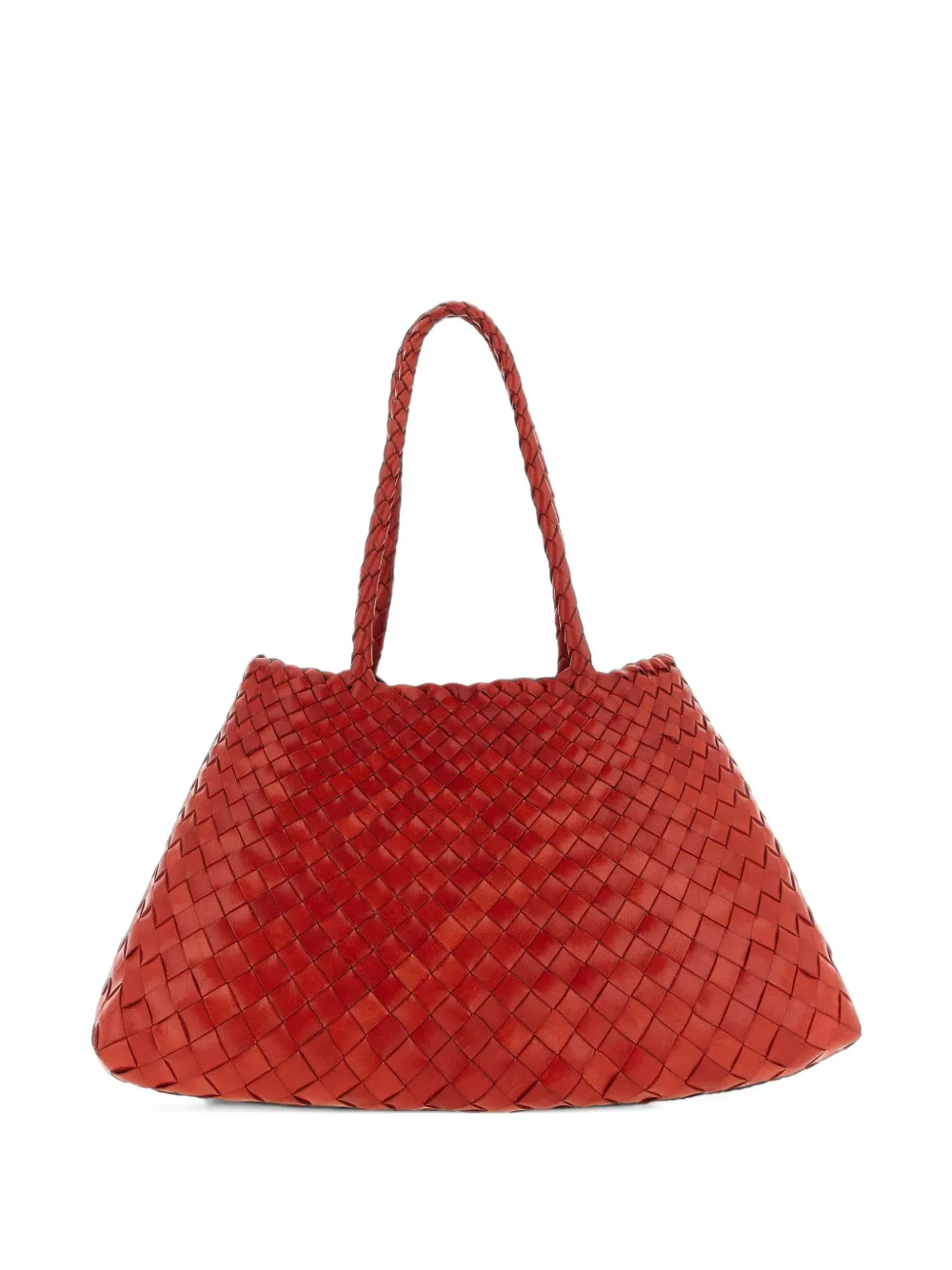 DRAGON DIFFUSION Large Santa Croce leather shoulder bag - Rosso