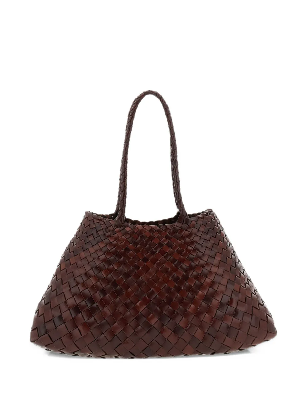 DRAGON DIFFUSION Large Santa Croce leather shoulder bag - Rosso