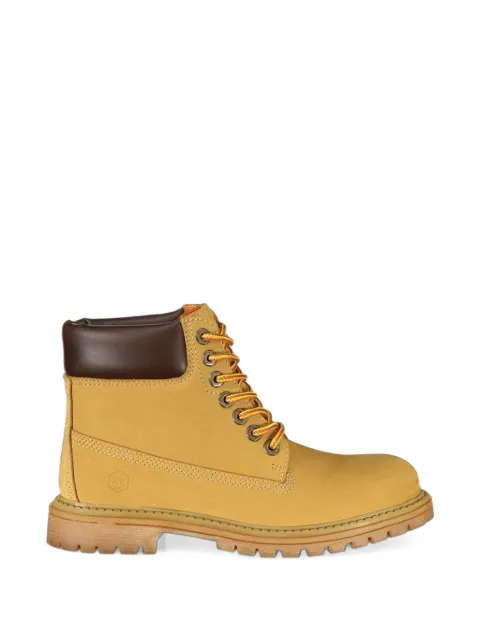 LUMBERJACK lace-up leather ankle boots