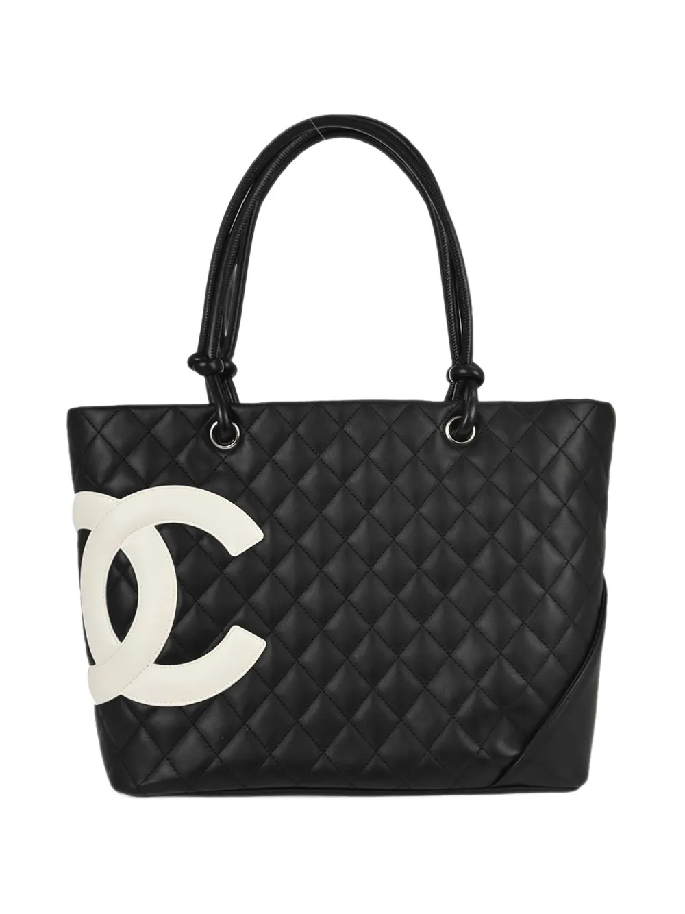 CHANEL Pre-Owned Cambon Ligne quilted tote bag - Schwarz
