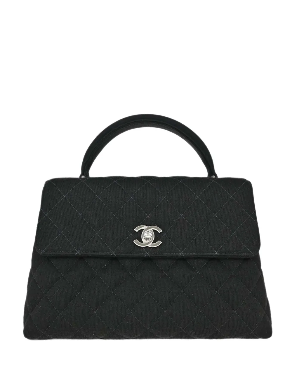 CHANEL Pre-Owned quilted CC turn-lock handbag - Schwarz