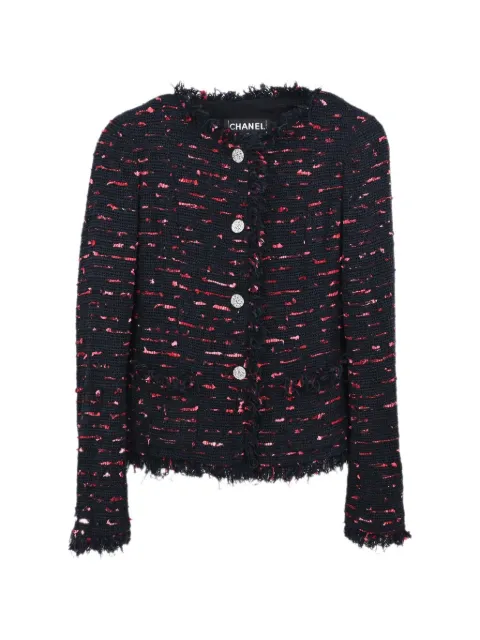 CHANEL Pre-Owned chaqueta sin cuello 2004