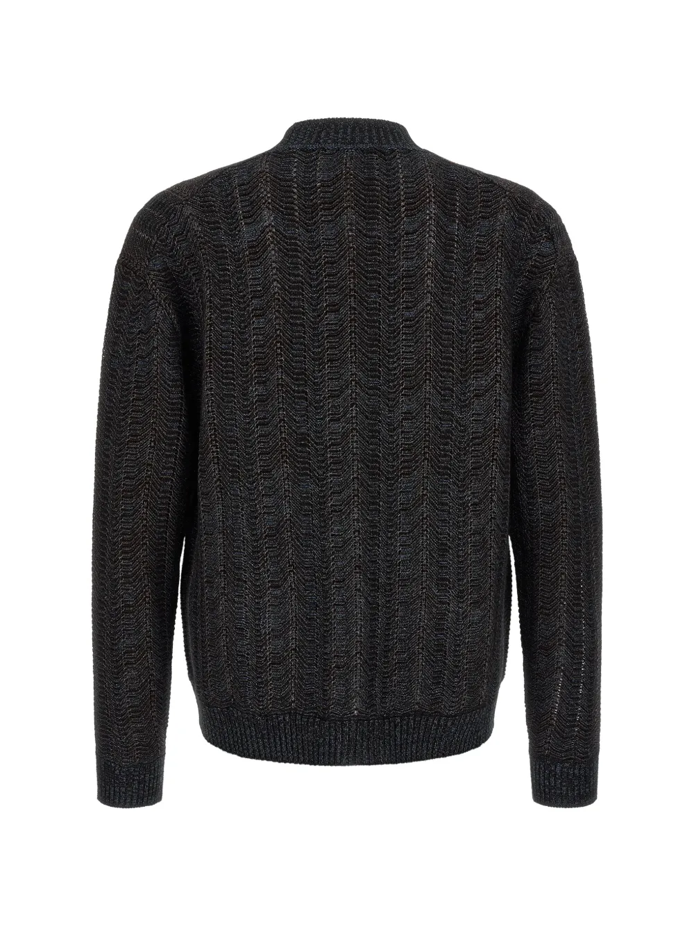 Missoni Gebreid vest met zigzagpatroon Blauw