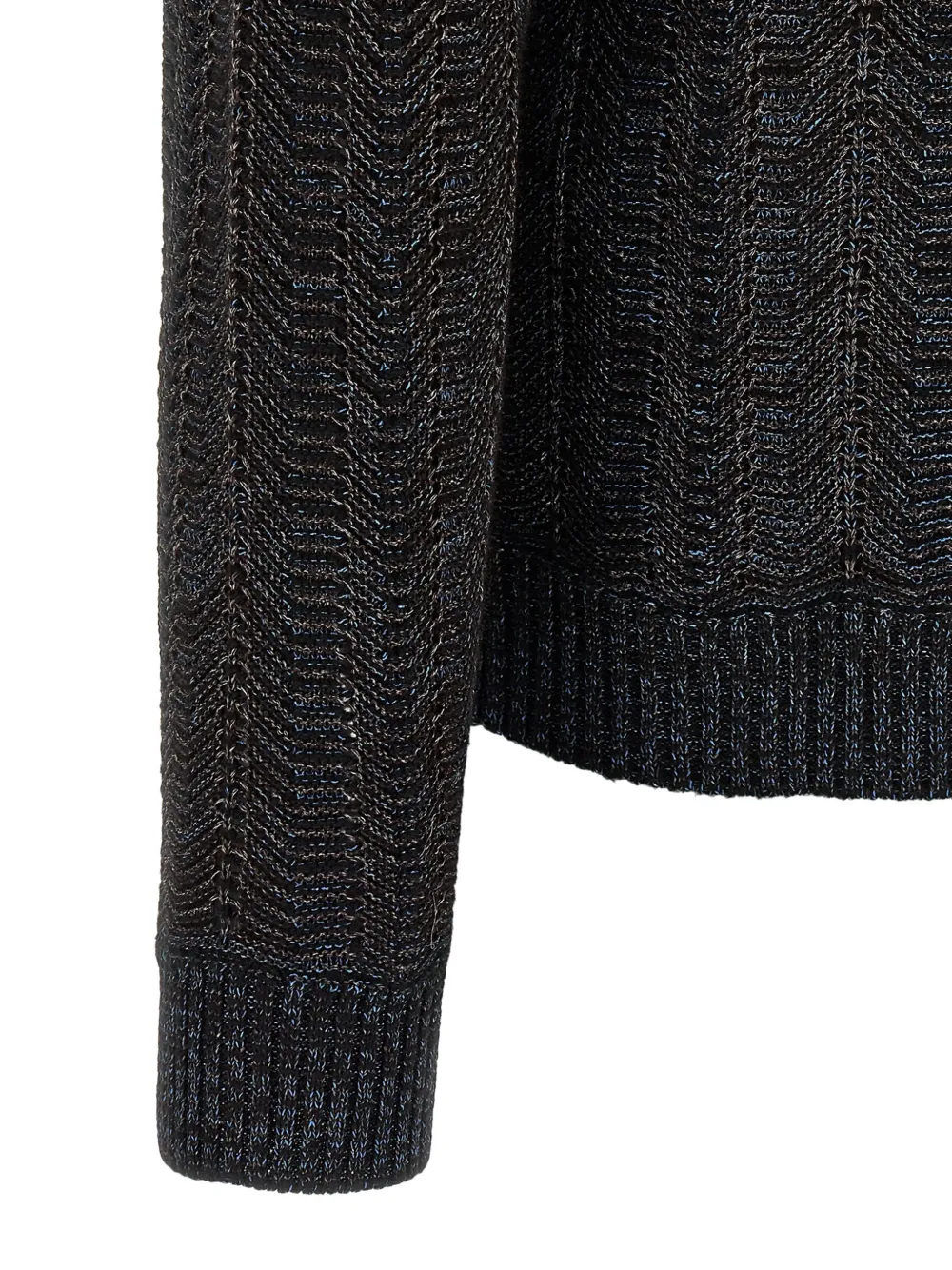 Missoni Gebreid vest met zigzagpatroon Blauw