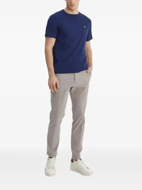 Gant logo-embroidered T-shirt