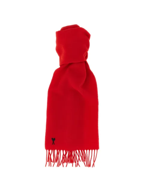 AMI Paris Ami de Coeur wool scarf