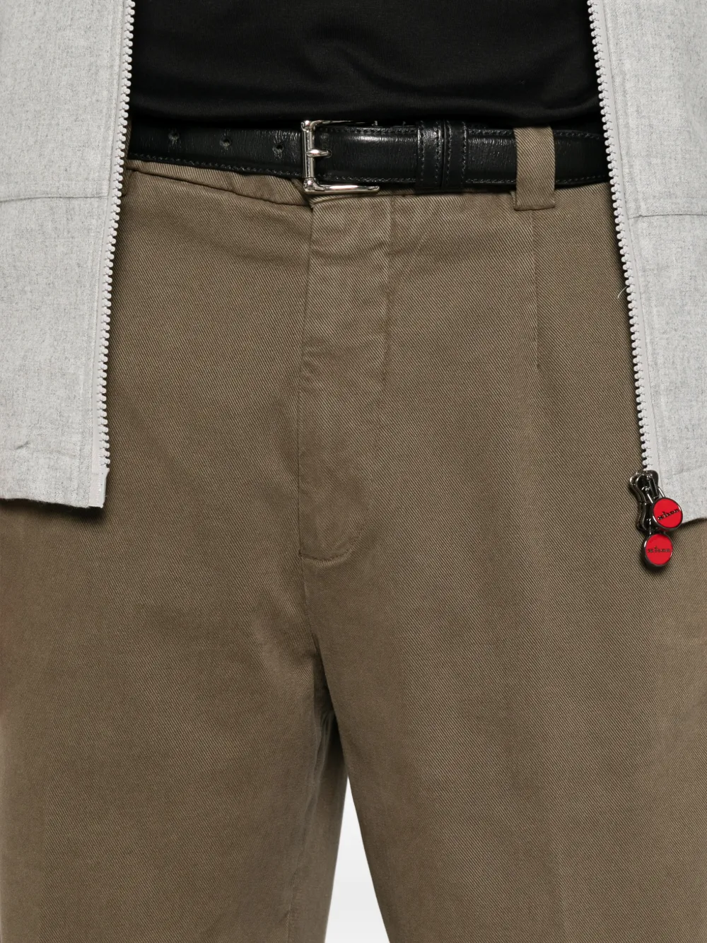 Briglia 1949 Portofino pleated tapered trousers Bruin