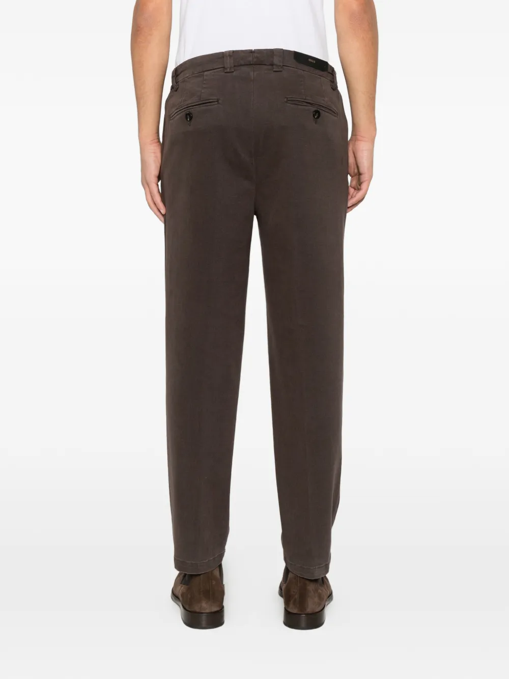 Briglia 1949 Portofino tapered-leg trousers Bruin