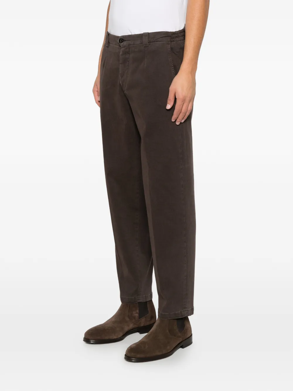 Briglia 1949 Portofino tapered-leg trousers Bruin