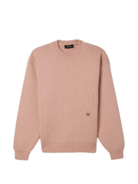 Willy Chavarria logo-embroidered wool sweater