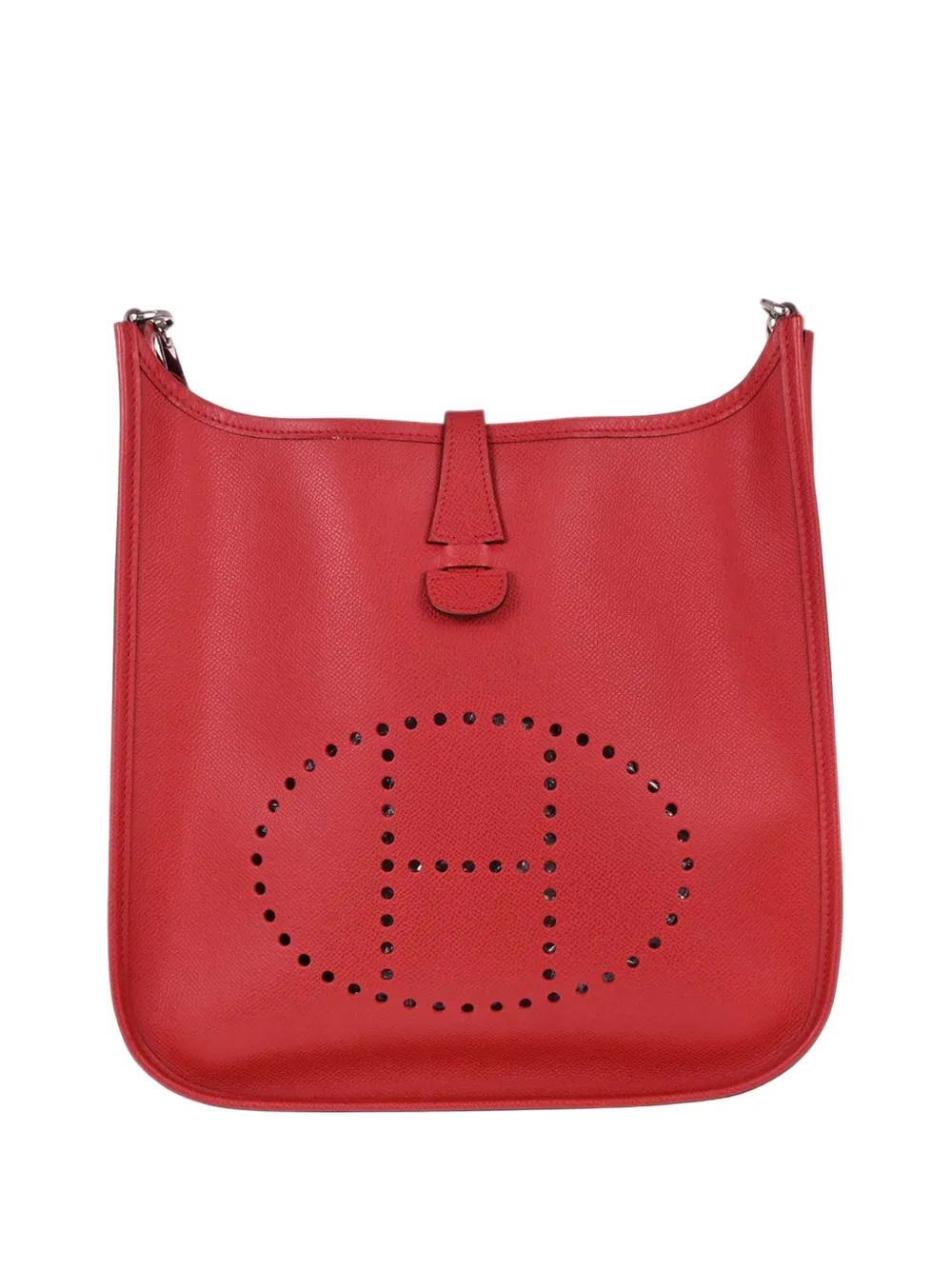 Hermès Pre-Owned Evelyne perforated shoulder bag - Rot