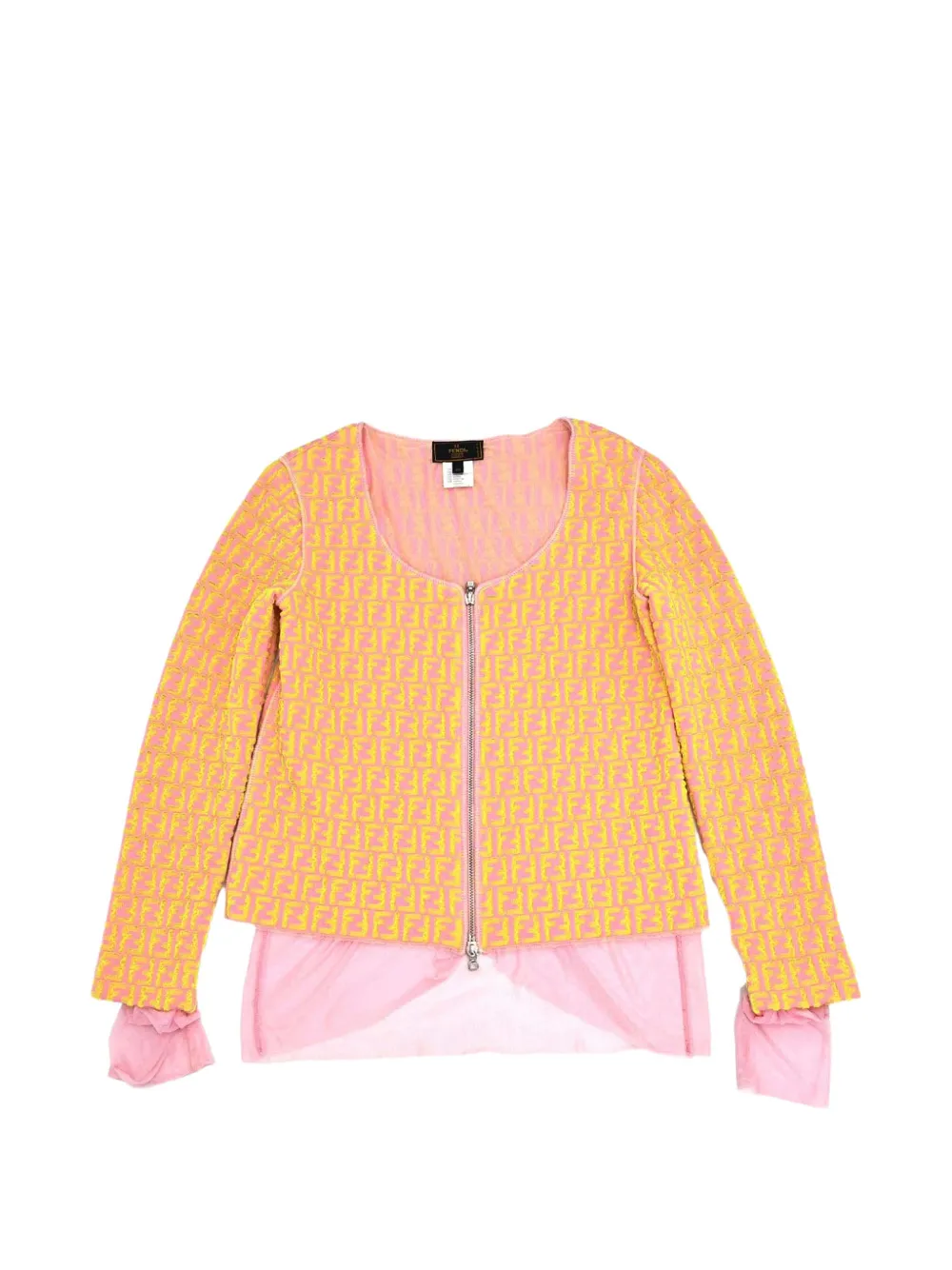 Fendi Pre-Owned Zucchino zip-up jacket - Rosa