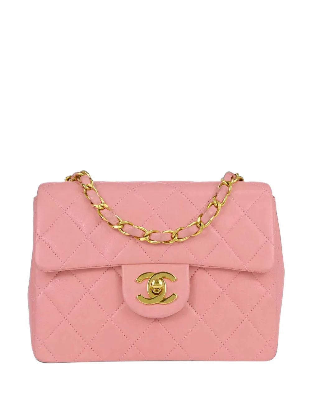 CHANEL Pre-Owned mini Classic Square Flap shoulder bag - Rosa